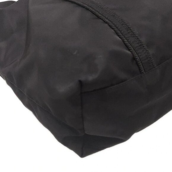 PRADA - Black Nylon Shoulder Bag - Picture 5 of 9